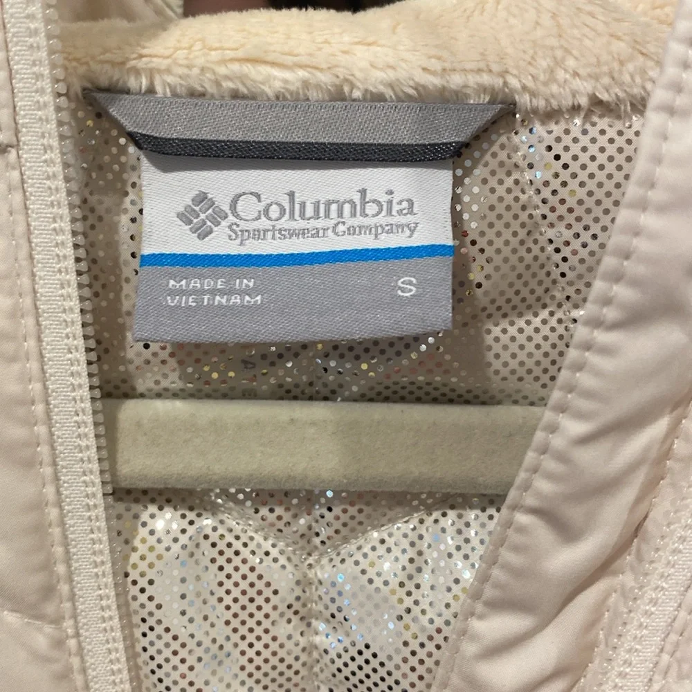Columbia Omni-Heat White Long Hooded Winter Coat - Picture 2 of 5